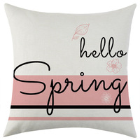 Housse de coussin moderne rose à motif quadrillé, idéale pour la décoration de la maison, des hôtels, des hôpitaux et des salons – Offre Spéciale