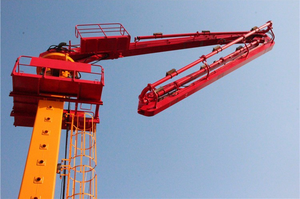 Distribuidor de Concreto de Plataforma Móvil Hidráulica de Alta Calidad de la Marca JIUHE, Pluma de Colocación de Concreto de 28 Metros - Product Image 6