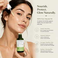 Huile de Marula Lance Bio en Vrac – Soutien Quotidien d'Hydratation, Améliore la Santé de la Peau et des Cheveux, Huile Visage au Marula pour la Peau