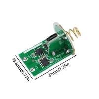 ESHINEDE ET3234 Carte de circuit LED pour lampe torche électrique 3-4.2V avec chargement Type-C et plaque électronique, accessoires de bricolage pour éclairage LED