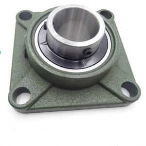 UCF211บล็อกหมอนหน้าแปลนสี่เหลี่ยม4สลักเกลียวที่ใส่ <span class=keywords><strong>F211</strong></span> ucf 211พร้อมตลับลูกปืนแทรกเจาะ UC211เกษตรขนาด55มม. - Product Image 5