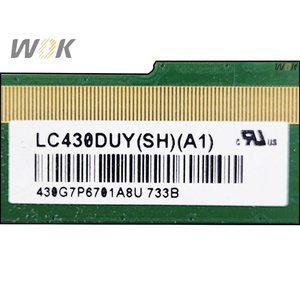 Écran de remplacement pour téléviseur 43 pouces LC430DUY-SHA1 de haute qualité avec rétroéclairage <span class=keywords><strong>LED</strong></span>, définition 4K UHD, 60Hz - Product Image 3