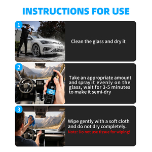 Gran oferta, agente de recubrimiento antivaho para coche de 100ml, limpiador de parabrisas compuesto automático, espray antivaho para gafas de ventanas de coche - Product Image 6
