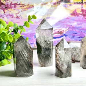 Bán buôn pha lê vườn thạch anh điểm tháp chữa bệnh thạch anh đá trụ cột tinh thể điểm tự nhiên thạch anh Wand tháp pha lê - Product Image 6