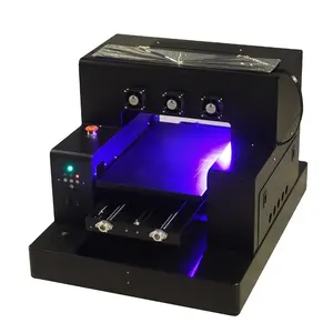 Colorsun Baru Otomatis A3 UV LED Printer (280*500 Mm) untuk Kasus Telepon Silinder Kayu Akrilik Printing dengan Ce dengan Rip 9.0 Software