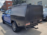 Caja de herramientas de aluminio para camioneta, caja de herramientas personalizada para camioneta de doble cabina y toldo para camioneta pickup