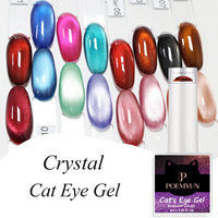 Poemyun Gel UV LED pour ongles effet œil de chat 12 couleurs, fournisseur, marque privée, OEM, ODM