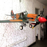 Avión de Combate de la Segunda Guerra Mundial, Modelo de Hierro Soldado Estilo Antiguo Curtiss 81A de 1941