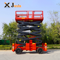 Plateforme élévatrice mobile hydraulique tout-terrain de 16 m, automotrice, sur roues électriques, pour travaux en hauteur