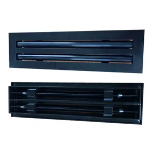 Factory Price Air Conditioning Diffuser Customized Aluminum Linear Slot Grille And Registers For Room Ceiling Ventilation