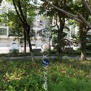 2023 En gros : Queues en spirale pour boules à facettes et stabilisateurs de moulinets à vent, ornements suspendus pour jardin et décorations de jardin - Product Image 3