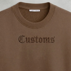 T-shirts surdimensionnés en coton épais pour hommes – Fabricants de vêtements pour hommes – Coupe carrée, épaules tombantes, broderie personnalisée – T-shirts pour hommes - Product Image 2