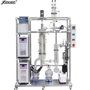 Extracción de aceite de hierbas esenciales de laboratorio 5l sistema de destilación de camino corto