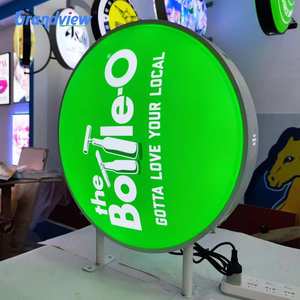Bảng Hiệu Quảng Cáo Kỹ Thuật Số Bảng Hiệu Hộp Đèn Bảng Hiệu Hộp Đèn Tròn Tròn Hình Tròn Bằng Acrylic Hai Mặt Led - Product Image 4