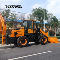 Merek Cina Performa Bagus 4x4 Wheel Loader Compact Backhoe Loader Mini Backhoe Loader Dijual