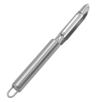 Klassieke handmatige metalen roestvrijstalen aardappel- en groenteschiller en -rasp, vaatwasserbestendig keukengereedschap