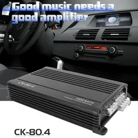 Suoer - CK Series Car Amplifier, Class AB, 12V, 4 Channel