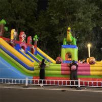 Parc aquatique terrain de jeu jeu balles d'eau ballon piscine balles de pare-chocs avec toboggan eau Combo château de saut gonflable gonflable