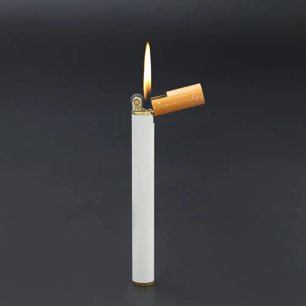 Creatieve Groothandel Mini Metalen Aanstekers Custom Kaars Winddicht Novel Torch Sigaar Aanstekers & Roken Accessoires