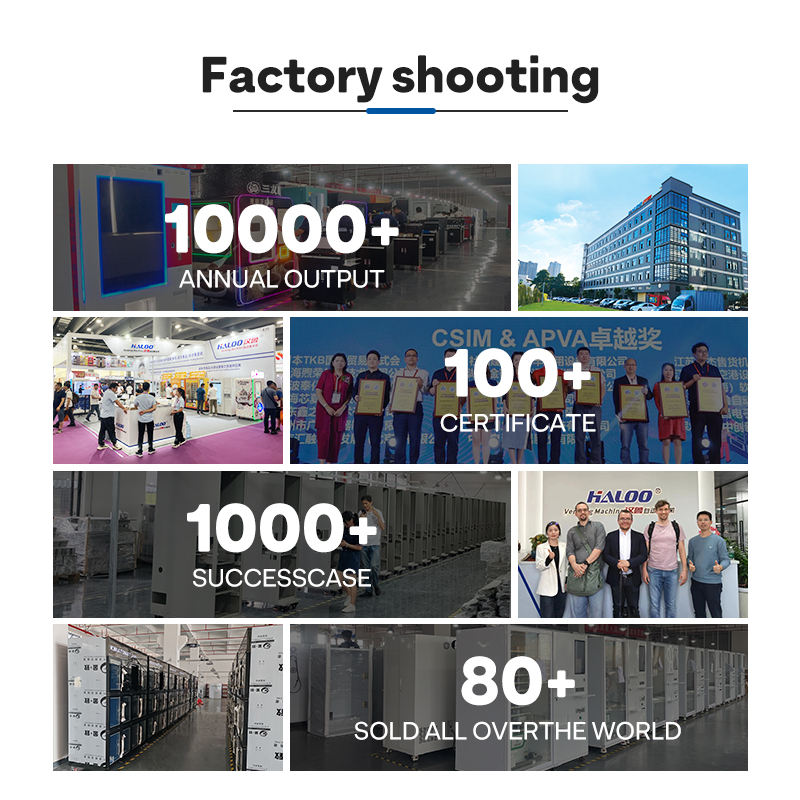 Haloo wall-mounted perfume spray vending machine can hold four different fragrances and features five sample buttons for tabletop use