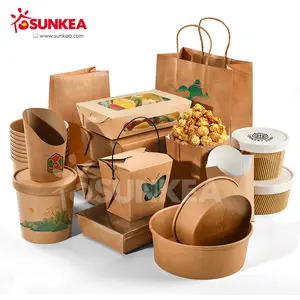 Restaurant Take Out Pizza Boxes Salad Containers Food Containers