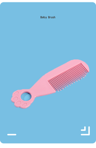 Kit di Cura e Sicurezza per Neonati 6 Pezzi, Set Essenziale per la Cura del Bambino, Spazzola per Capelli in Plastica, Pettine, Tagliaunghie, Forbici, <span class=keywords><strong>Wz</strong></span> 6001 - Product Image 5