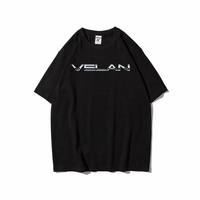 Camiseta de punto informal extragrande de 230 g con estampado digital, 100% algodón, degradado fotográfico, diseño personalizado, antiarrugas 16