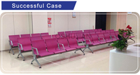 Chaises 9 h personnalisées pour poste d'attente, usine directe, pour station de train, salon d'hôpital, zone assise de salon
