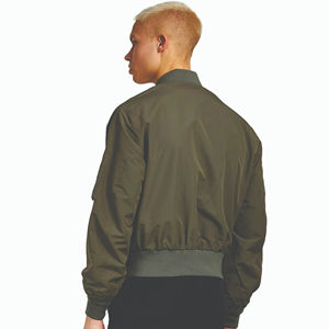 Chaquetas Cortavientos Personalizadas para Hombre, Servicio OEM, Chaquetas Bordadas en Satén, Chaquetas Varsity Cómodas Más Vendidas - Product Image 3