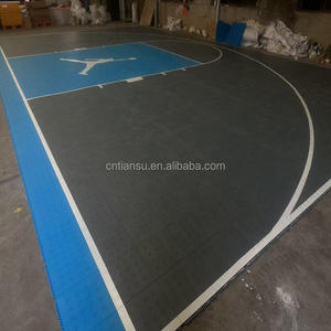 Baldosas de Suelo Encajables para Cancha de Baloncesto Profesional Móvil, Material <span class=keywords><strong>TPV</strong></span>, 13 mm de Grosor, Ecológicas para Deportes al Aire Libre/Interior - Product Image 5