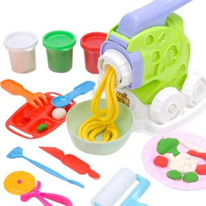 Multicolor Educacional DIY Máquina De Argila Brinquedos Cor Argila Noodle Maker Brinquedos Set Cozinha Finja Play Toy Set Para Crianças Indoor