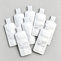 Sachets personnalisés de 50 ml de qualité alimentaire, forme spéciale, en PET, feuille d'aluminium, RCPP, imprimés en héliogravure, pour l'emballage de jus