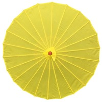 Parapluie décoratif de style ancien en soie unie et papier huilé, avec 24 baleines en bambou, pour la danse Hanfu et la décoration intérieure