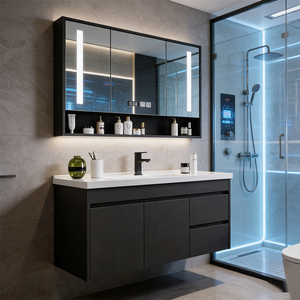 Meuble-lavabo mural en contreplaqué multicouche très populaire et durable, <span class=keywords><strong>à</strong></span> <span class=keywords><strong>prix</strong></span> avantageux - Product Image 6