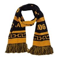 Hochwertiger kunden spezifischer Logo-Acryl-Fußballs chal Langer Fußballfan-Werbe schal für den Winter gebrauch Werbe geschenk