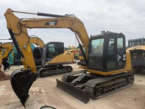 รถขุดมือสอง CAT 308E สีเหลือง เครื่องจักรก่อสร้าง น้ำหนักใช้งาน 8 ตัน บุ้งกี๋ขุดขนาด 0.38 ลูกบาศก์เมตร - Product Image 3