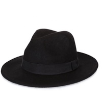 Sombrero Fedora Panamá de Fieltro 100% Lana con Ala Ancha al por Mayor para Mujer, Hombre, Unisex, Moda de Invierno