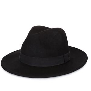 Venta al por mayor barato 100% lana fieltro ala ancha Fedora Panamá <span class=keywords><strong>sombrero</strong></span> para Mujeres Hombres Unisex invierno moda vestido - Product Image 2