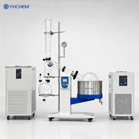 Évaporateur Rotatif Série 1L 2L 3L 5L 10L 20L 30L 50L pour Distillation en Laboratoire, Concentration et Récupération de Solvants à l'Échelle Pilote