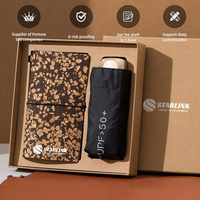 Carnet de notes d'affaires personnalisé, coffrets cadeaux à tasse parapluie, coffrets cadeaux recyclables et respectueux de l'environnement pour événement d'entreprise