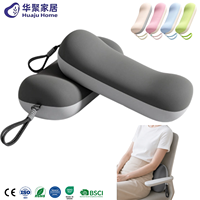 Coussin de dossier ergonomique en mousse à mémoire de forme portable OEM ODM pour lit, coussin lombaire pour la sieste, soulagement de la douleur, chaise de bureau