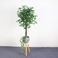 Vente en gros d'arbres en herbe artificielle de haute qualité, écologiques, avec tronc en plastique pour la décoration intérieure et extérieure