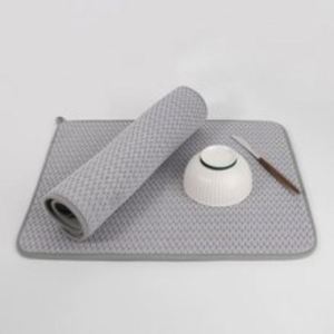 Ultra-Absorbent Quick-Dry Reusable Microfiber Kitchen Draining <b>Mat</b> - Product Image 2