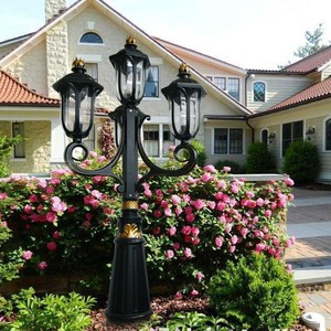 Lámpara de Jardín LED con Cuerpo de Hierro, 50000 Horas de Vida Útil, para Iluminación de Caminos Exteriores - Product Image 3
