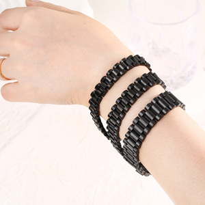 Pulsera de Acero Inoxidable al por Mayor para Hombre, Brazalete de Lujo de Acero de Titanio, Joyería de Moda Masculina - Product Image 4