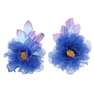 Nouvelle pince à cheveux originale 2024, design artisanal, style antique, haut de gamme, couleur unie, fleur de pivoine perforée, pour maquillage et Hanfu - Product Image 5