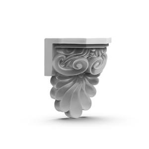 Ménsulas decorativas Poliuretano Corbe a prueba de humedad Resistente a impactos para revestimiento de decoración de paredes Suministro directo de fábrica - Product Image 5