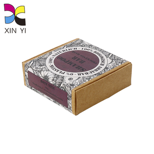 Vente en gros Emballage en carton kraft biodégradable écologique personnalisé Boîtes d'emballage carrées en papier kraft pour savon - Product Image 1