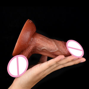 FAAK Big Balls Consolador realista para mujeres Juguetes sexuales Ventosa suave Gallo Pene Anal <span class=keywords><strong>Venas</strong></span> reales Gallo para lesbianas Gay Masturbador - Product Image 4