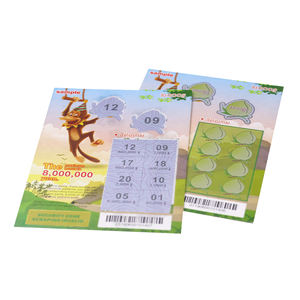 Services d'impression haute résolution Black Core Paper bas <span class=keywords><strong>prix</strong></span> cmyk billet de loterie gratter pour une victoire instantanée - Product Image 6